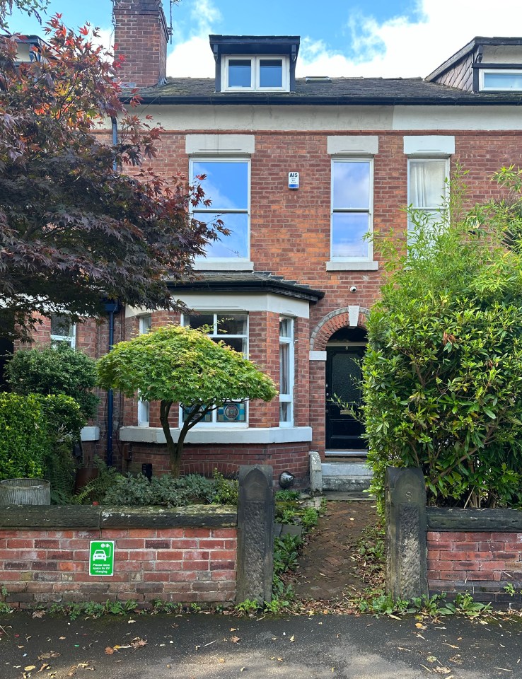 This Victorian terrace in Manchester was used for the front cover of Oasis' debut album