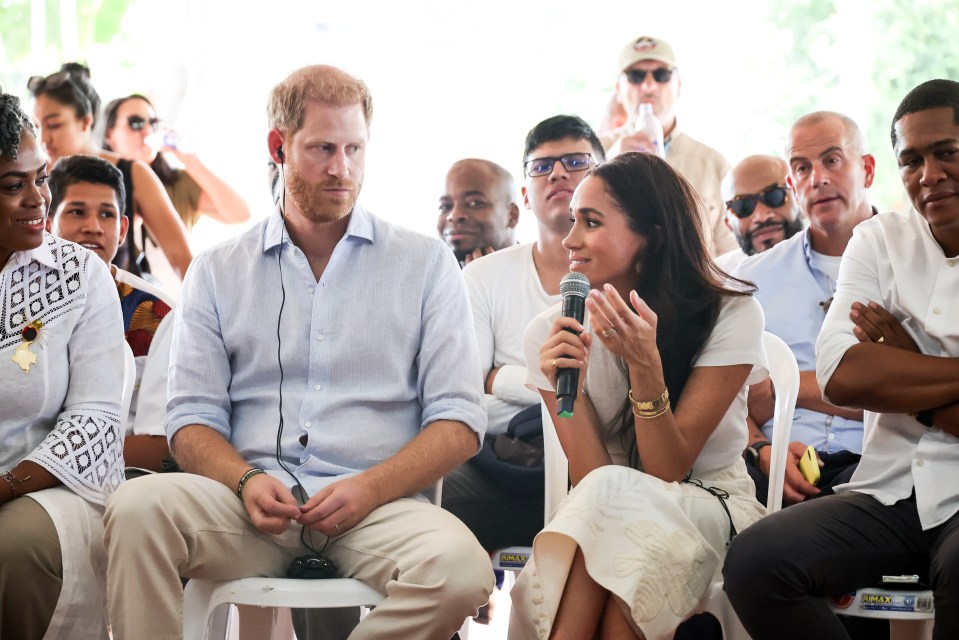 Harry and Meghan in Cali, Colombia