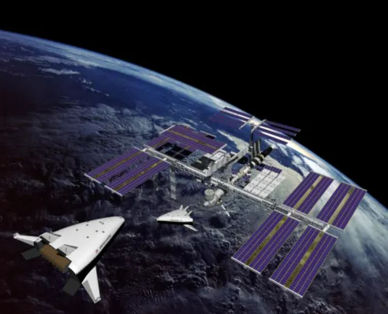 an artist 's impression of the international space station