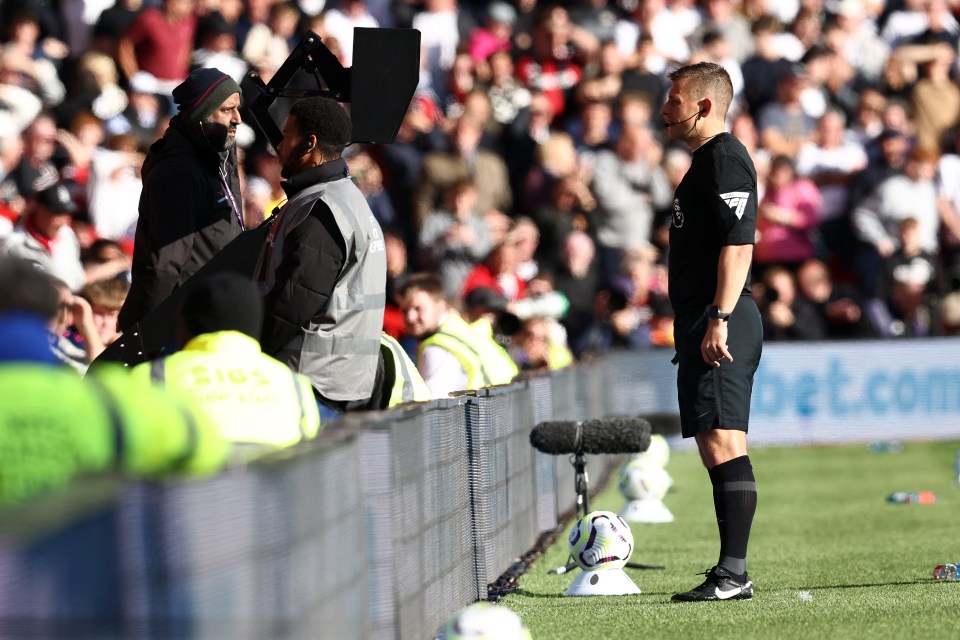 Referee Josh Smith gave the spot-kick after looking at replays