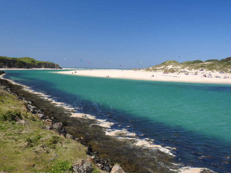 Locals say the tranquil beach has seen tonnes of sand removed