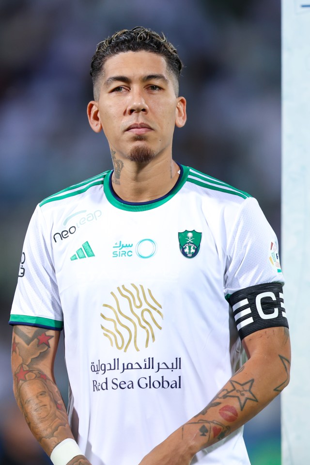 Former Liverpool forward Roberto Firmino joined the club last summer