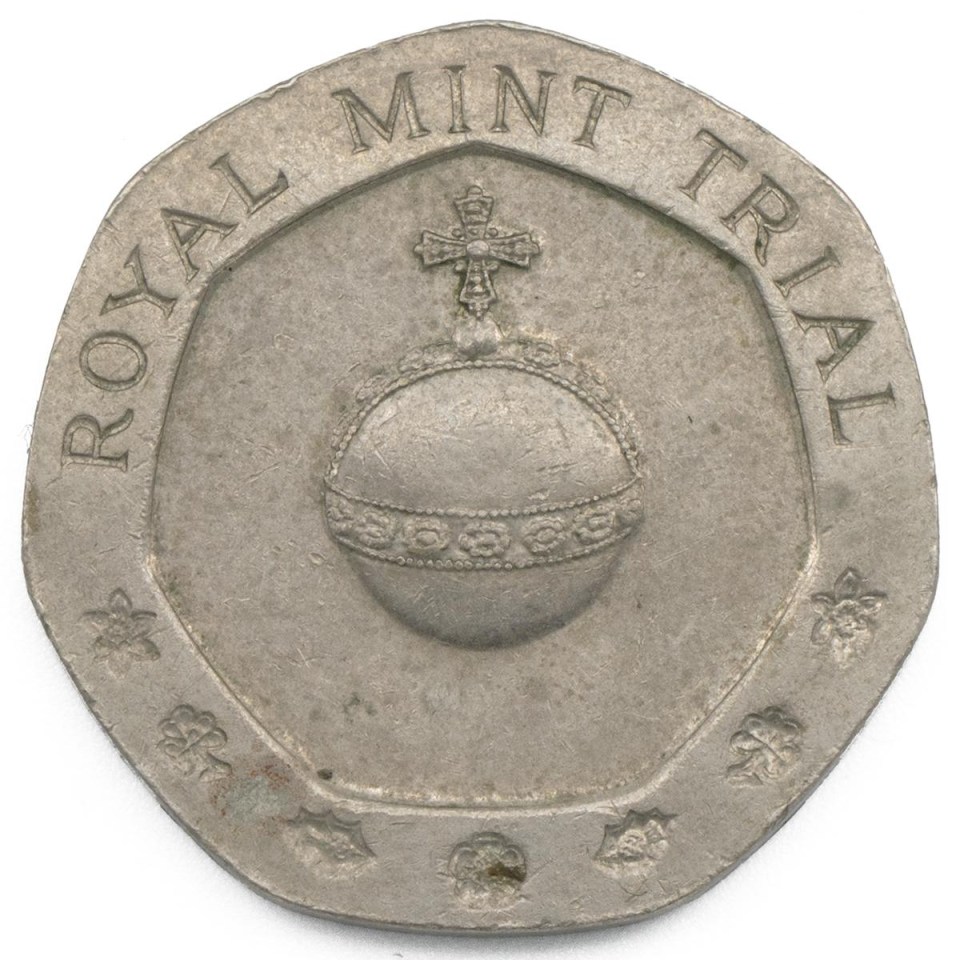 It is an experimental coin and has Royal Mint Trial printed on it