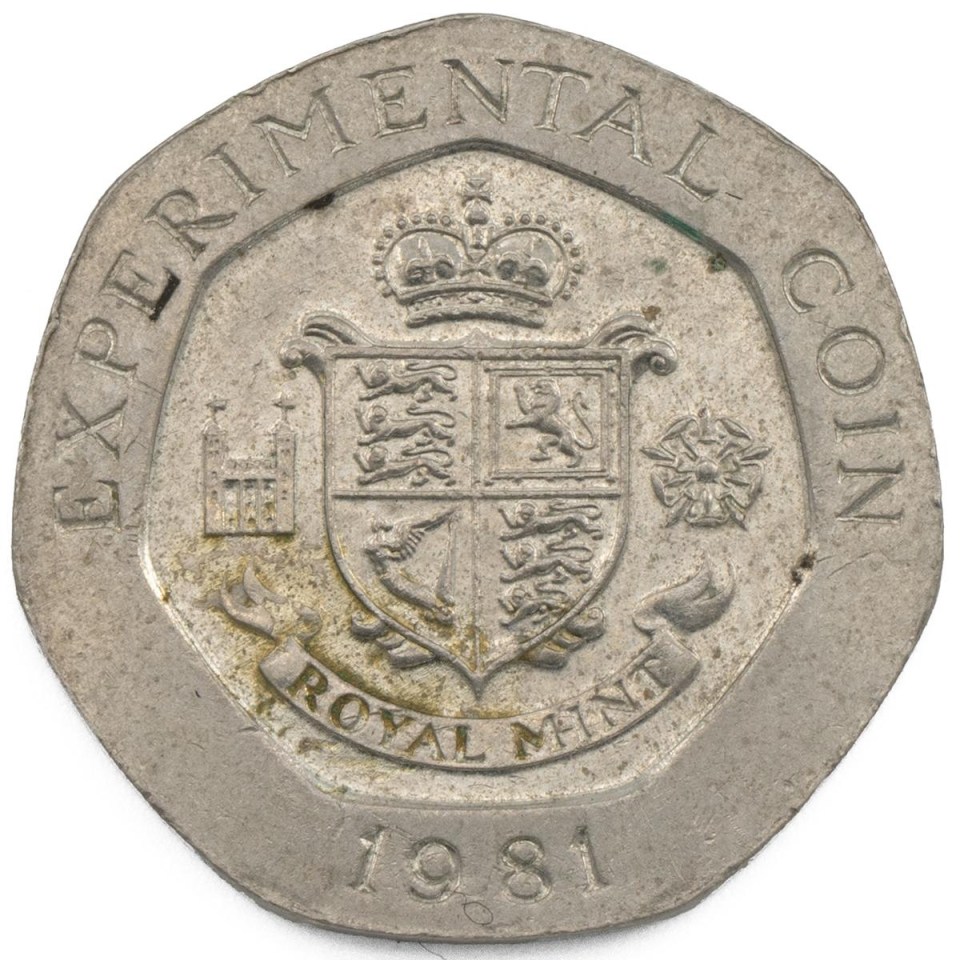 At first glance the rare coin looks like an ordinary 20p