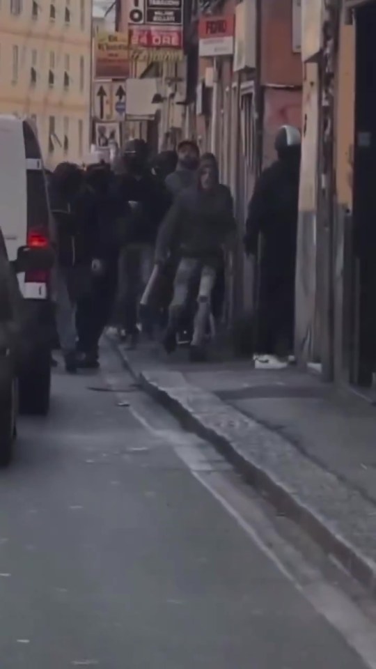 Fans clashed before and after the Coppa Italia match between Genoa and Sampdoria