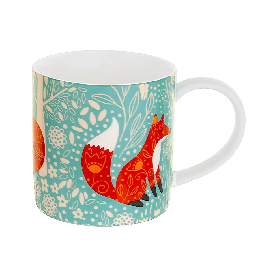 This foraging fox mug is down from £8 to £4 at Dunelm