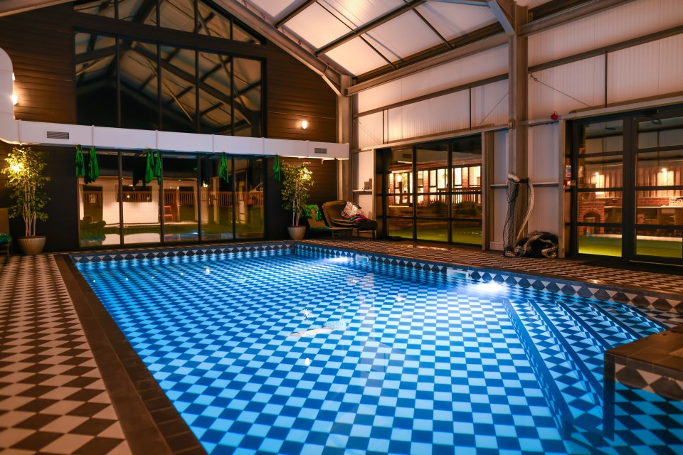 Guests can participate in heart-pounding games in the heated pool