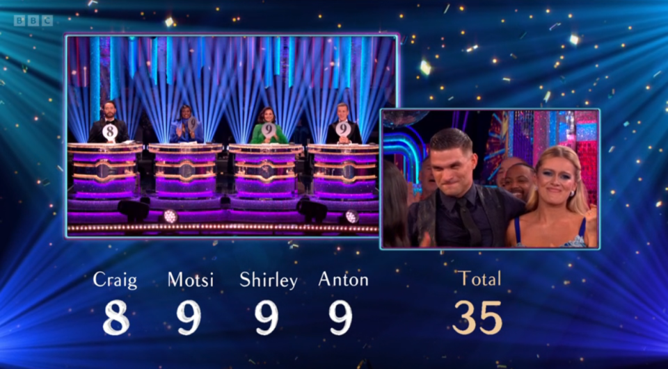 The judges gave her the best score in Strictly History for a Viennese Waltz in week two