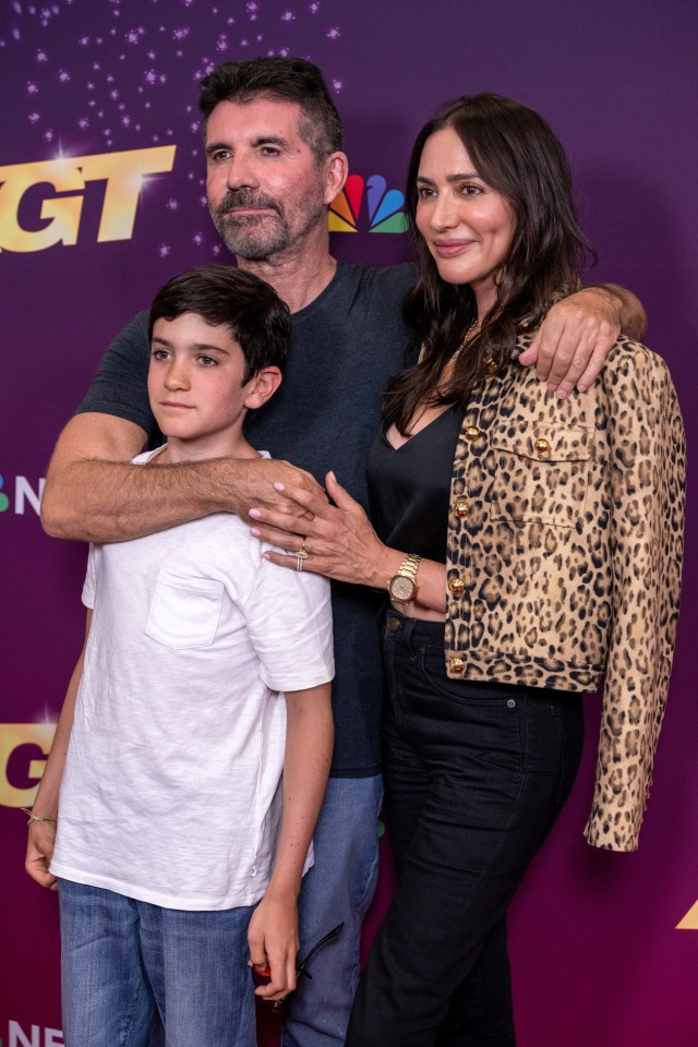 The family posed for a string of photos at Hotel Dena in California