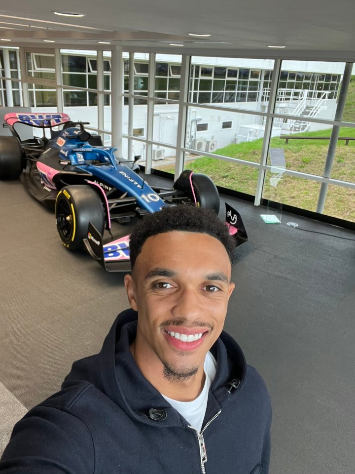 Alexander-Arnold owns a joint stake in F1 team Alpine