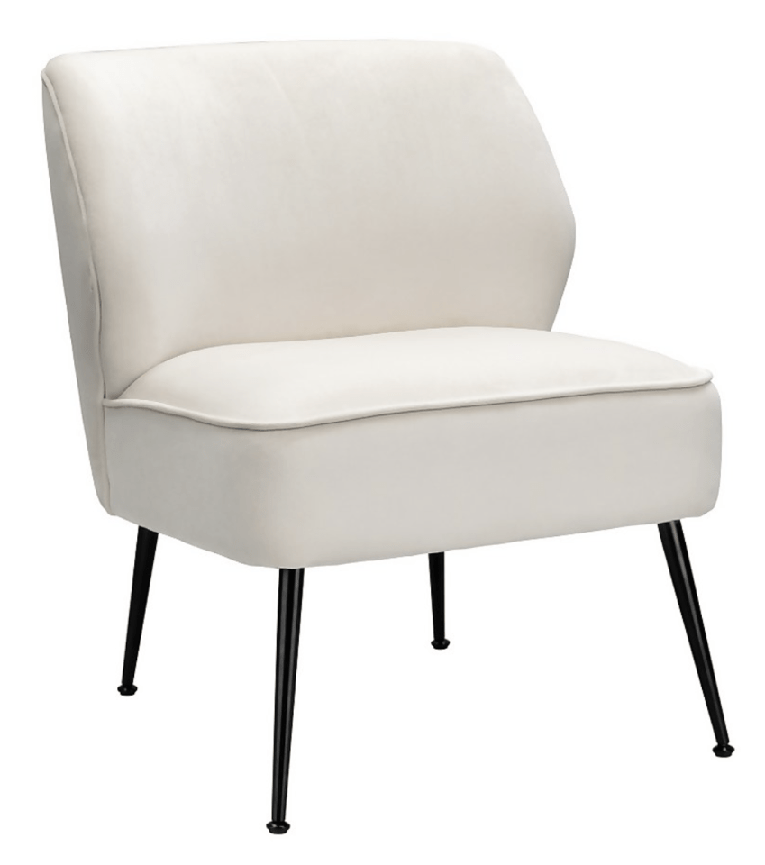 Save £50 on this cream statement accent chair at Homebase