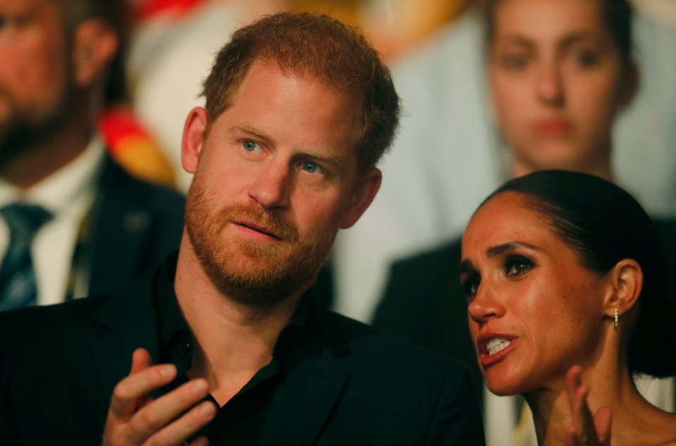 Harry and Meghan at the Invictus Games in Duesseldorf in 2023