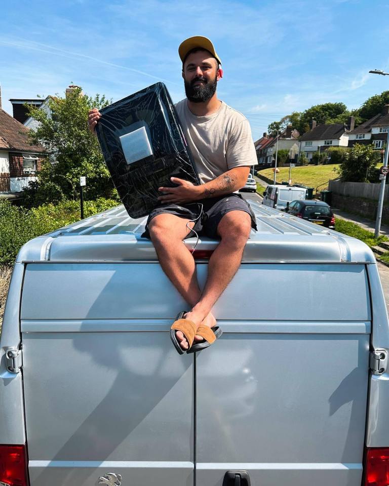 The pair even installed solar panels on the roof to save money on bills