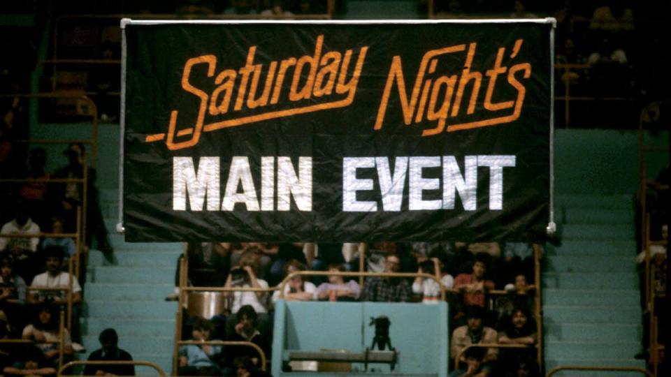 This was the old Saturday Night’s Main Event logo