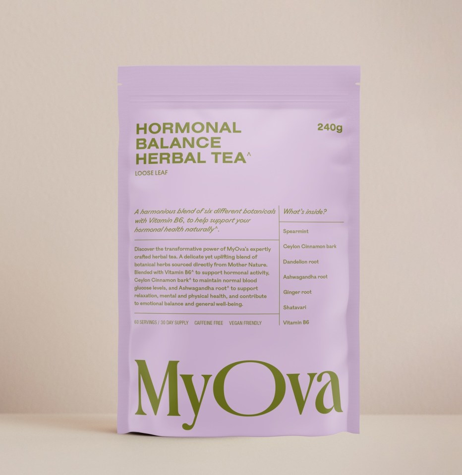 Health brand MyOva has devised botanical teas for hormone health with the help of a naturopath and herbalist