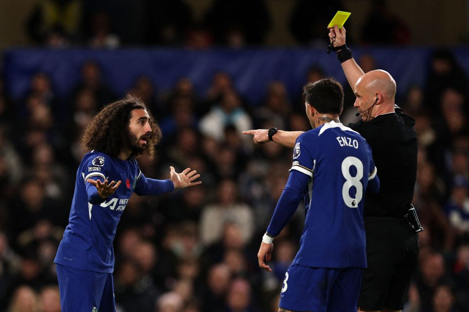 The Chelsea full-back has picked up five bookings in just seven games this season