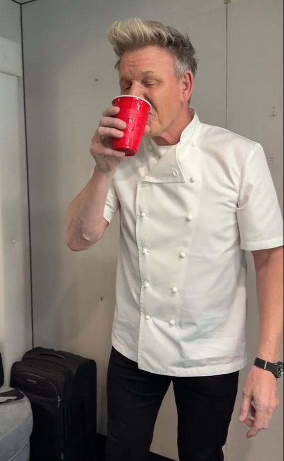 Gordon Ramsay tries Dua Lipa viral Diet Coke cocktail recipe, , ***TAKEN WITHOUT PERMISSION***, //www.tiktok.com/@gordonramsayofficial/video/7423516039998197024