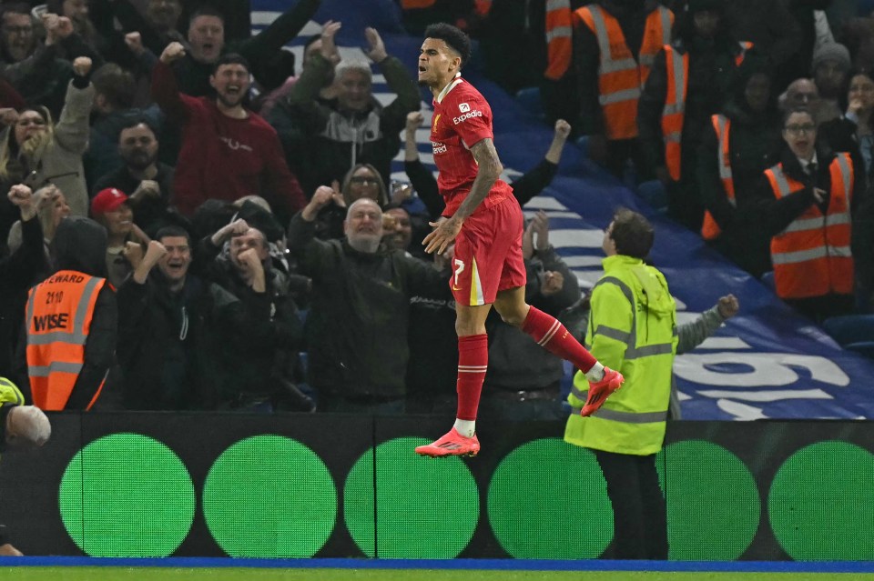 Luis Diaz managed to restore the Reds' two-goal lead