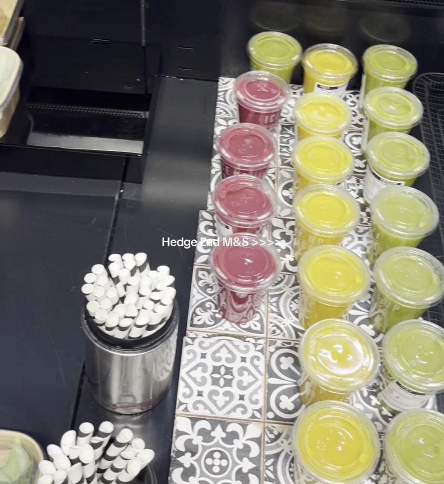 You can also pick up freshly-made juices