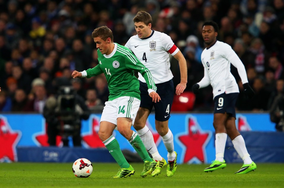 Kruse started against England at Wembley Stadium in 2013 after the incident