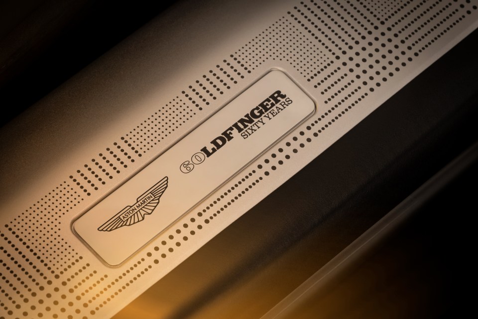 The DB12 Goldfinger Edition focuses on providing a luxurious driving experience