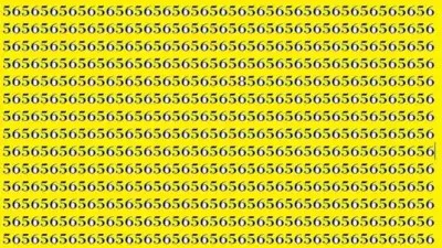 How long does it take you to spot the odd number in this illusion?