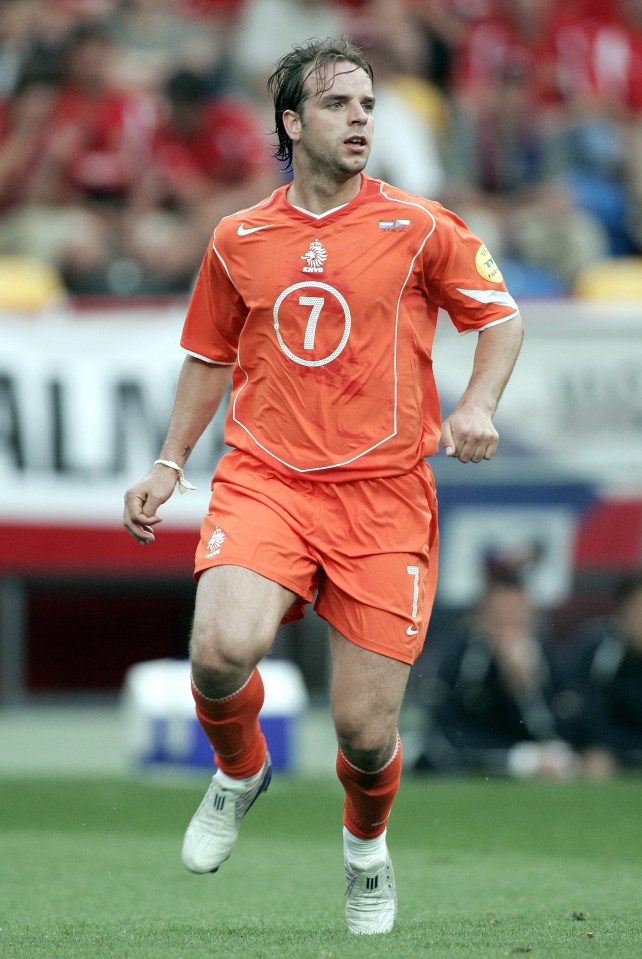 The former Ajax star appeared 17 times for the Netherlands, scoring once