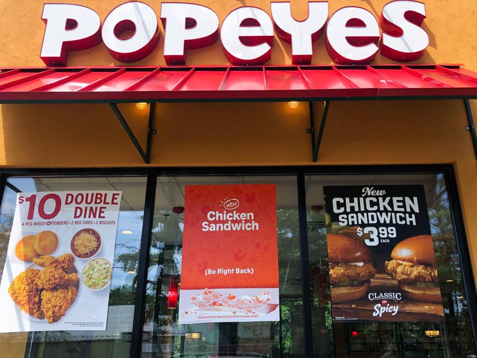 Popeyes is giving away 10,000 free Chicken Sandwiches