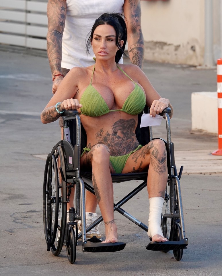 She was recently seen using a wheelchair in Turkey