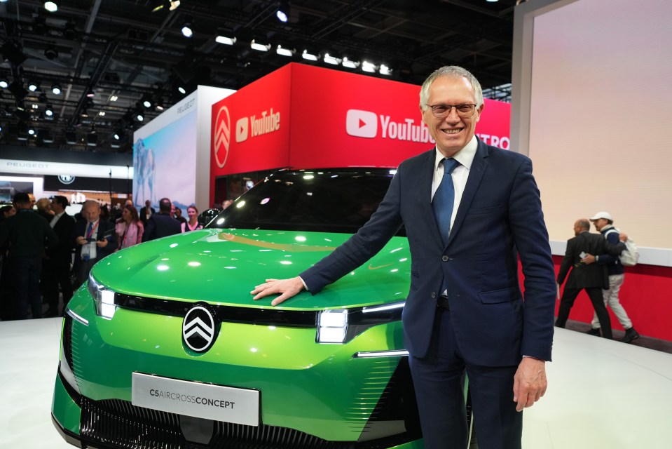 Company CEO, pictured here at the Paris Motor Show 2024, has previously hit out at the UK government for the ZEV Mandate