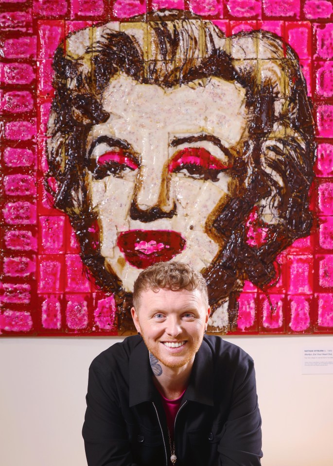 Nathan Wyburn used 120 Pop-Tarts to recreate Andy Warhol's painting