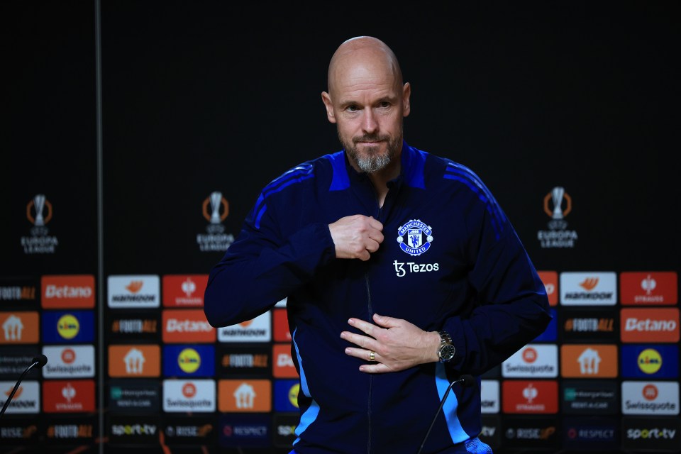 Ten Hag admitted 'we are mad' ahead of their Europa League clash on Thursday night