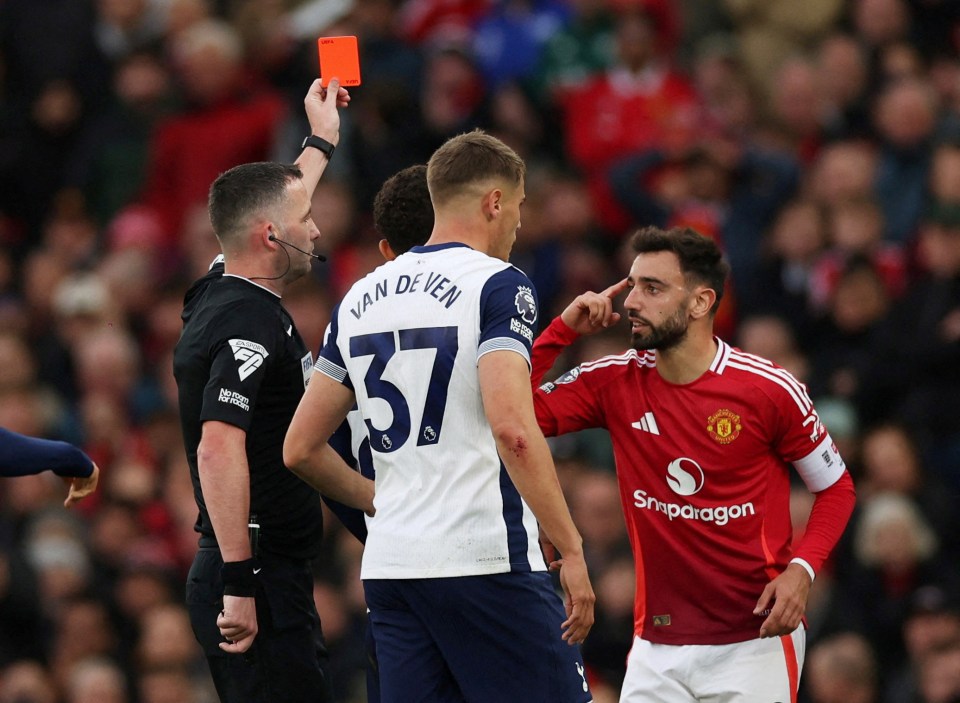 Bruno Fernandes has won his appeal against his red card at the weekend