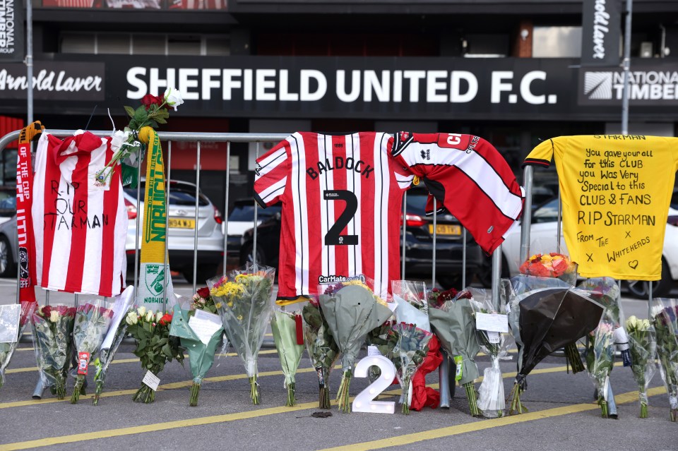 Tributes have been laid for ex-Sheffield United player