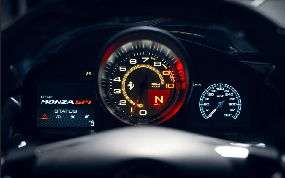 The odometer displayed just 1182 miles at the time of cataloguing