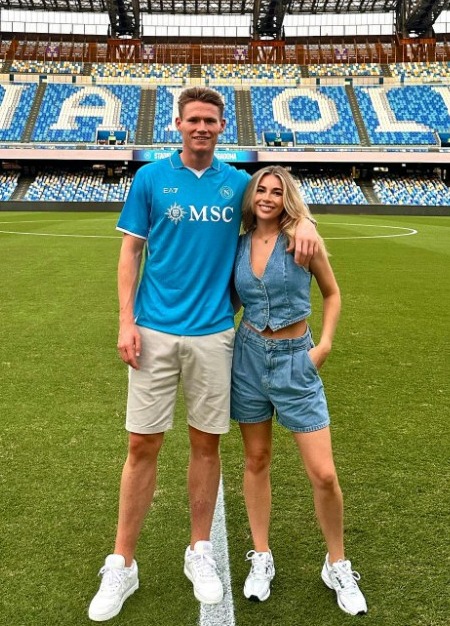 McTominay and glam partner Cam Reading are loving life in Naples