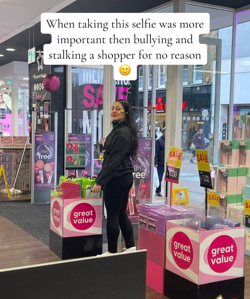 Naz revealed the truth behind wearing the headsets while working in Superdrug