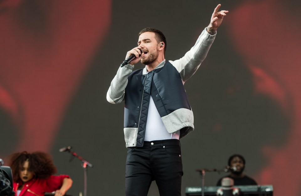 Liam performs at the BBC The Biggest Weekend Festival in 2018