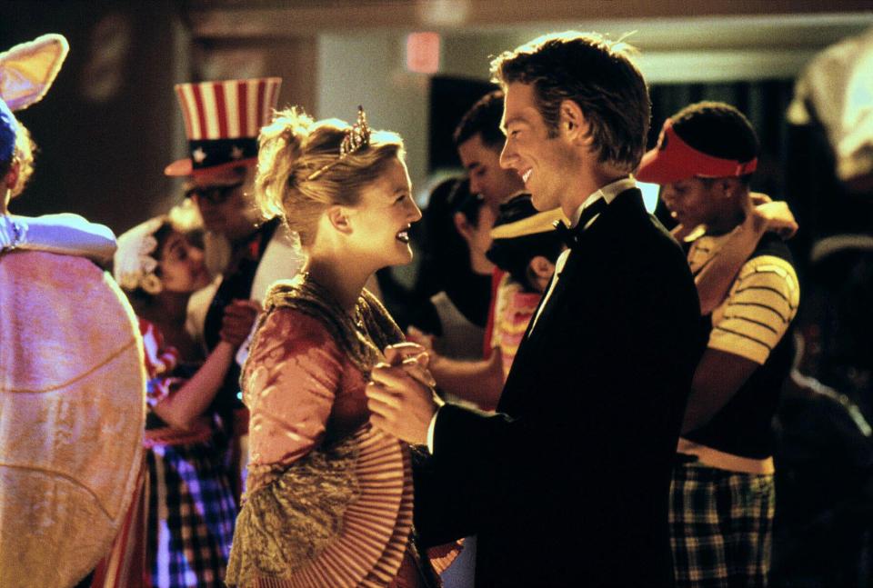 Michael Vartan had a crush on Drew Barrymore