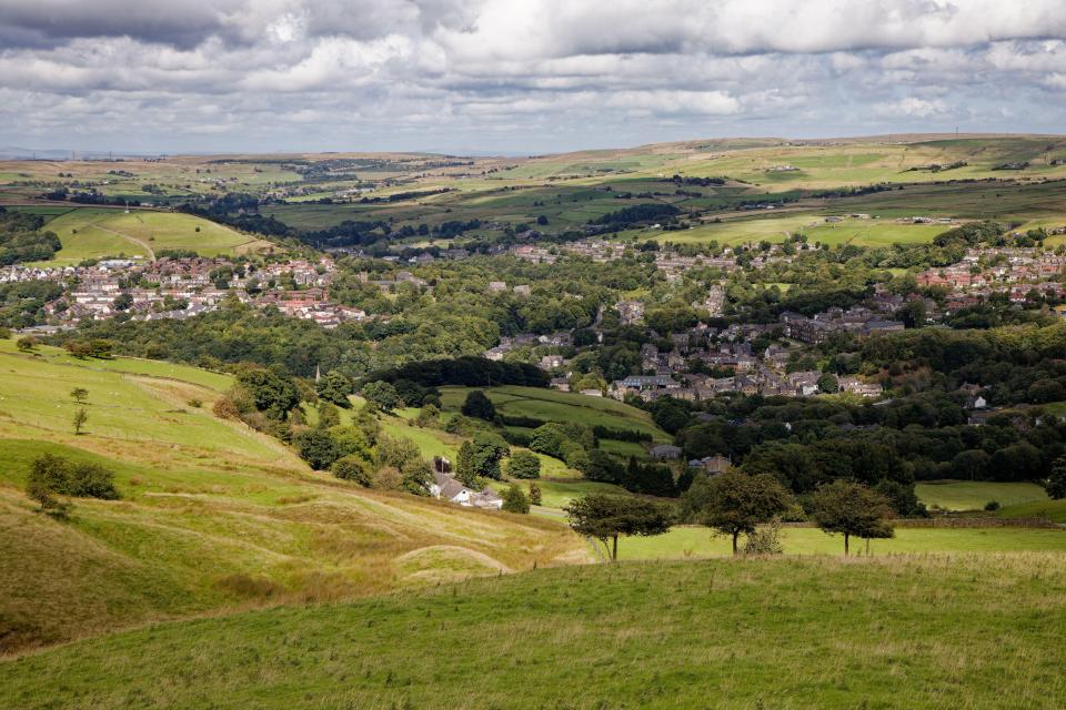 The dog is now on the loose after the attack in the Rossendale Valley