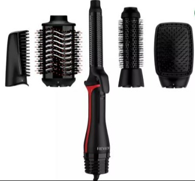 The Revlon comes in at £79.99 and has five attachments