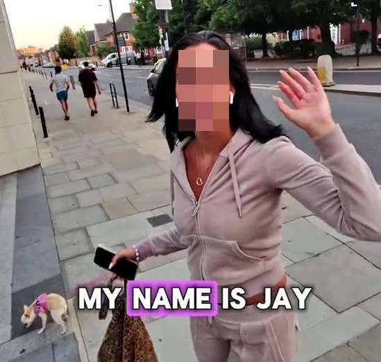 One man by the name Jay uploaded a clip of him chatting up a woman on the street - which now has 120k views on TikTok