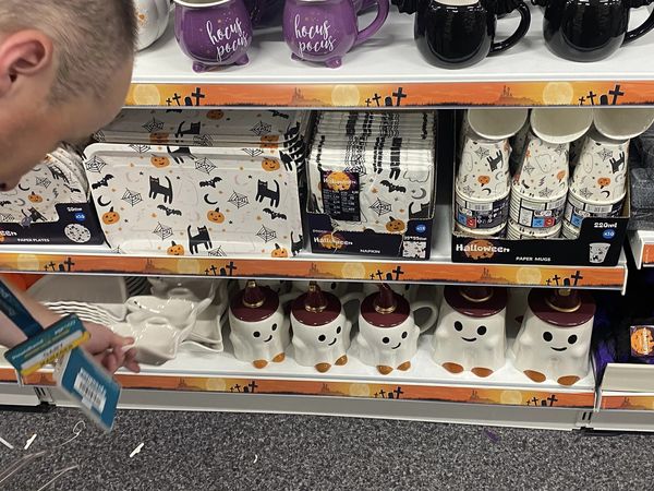 The retailer also offers Halloween-themed mugs and kitchenware