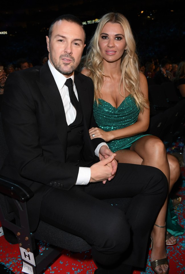 Paddy McGuiness and ex-wife Christine at the National Television Awards