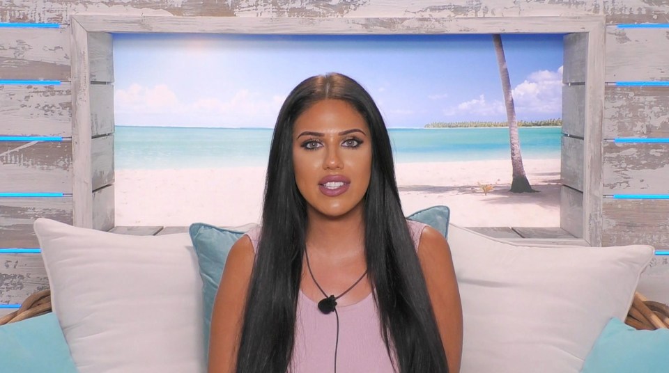 Anna on Love Island in 2019