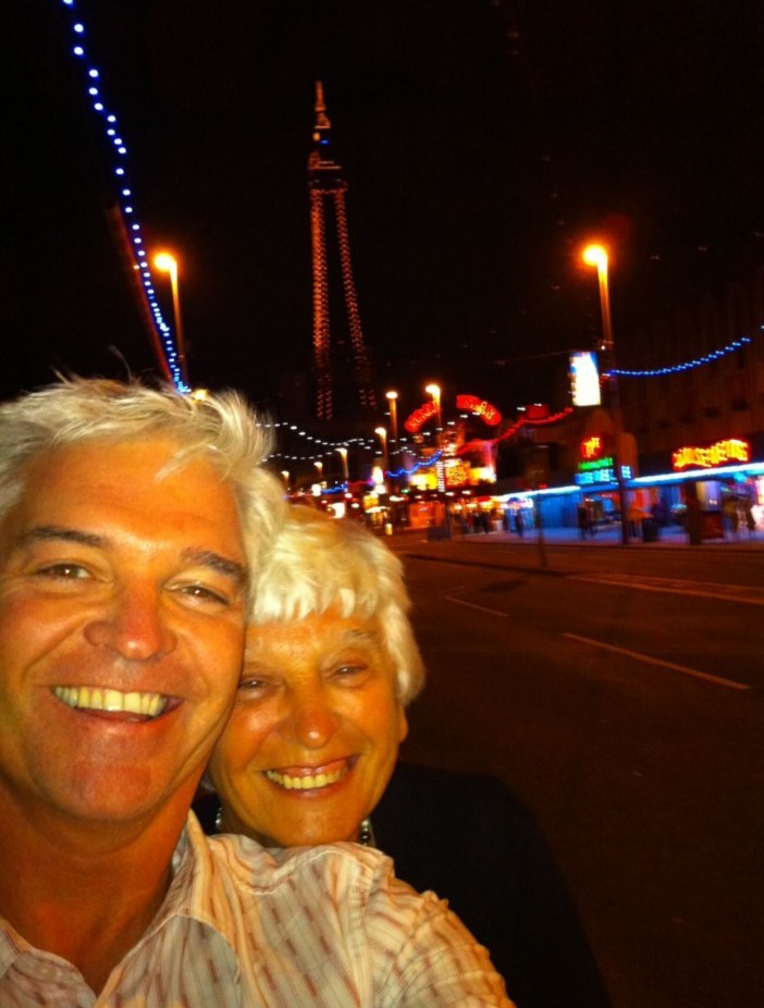 Phil took to social media to share fond memories with his beloved mum Pat