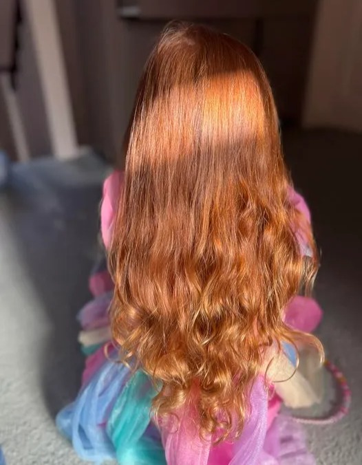 Kaylee Dee took to Facebook to ask for advice on how to make detangling her daughter's hair, pictured, easier