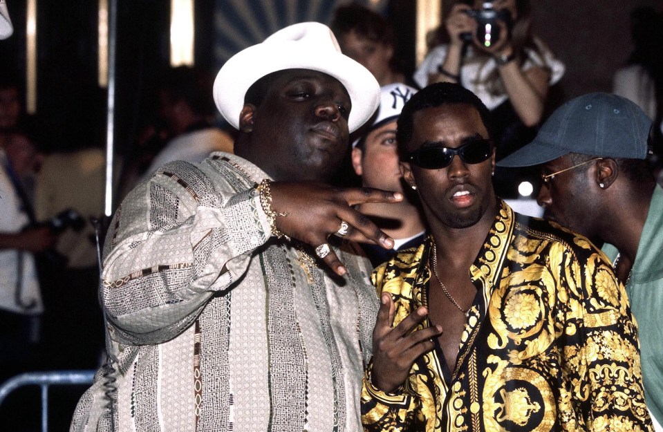 a photo of notorious b.i.g. and puffy daddy