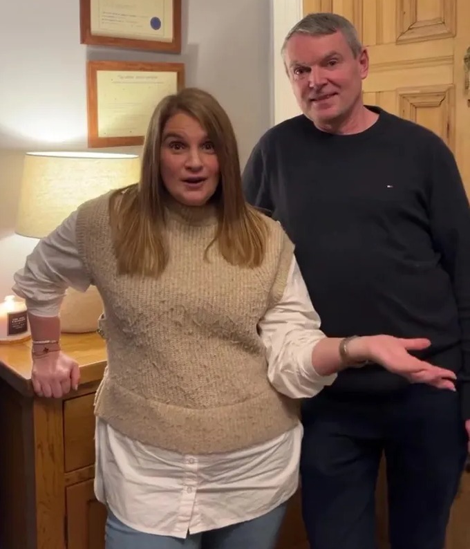 Sue Radford, pictured with husband Noel, shared her recipe for vegetable soup