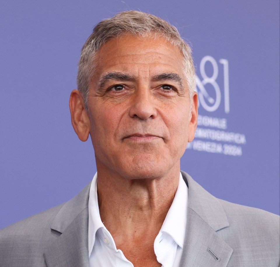 A study has found stress can more than double the chances of going grey before 30, pictured silver fox George Clooney